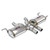 Supersprint Rear exhaust "Touring" right - left with dual valve - 132054
