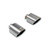 Supersprint Endpipe kit Right - Left "Gun Metal Grey" O 120 - 132076