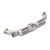 Supersprint Front pipe with Metallic catalytic converter Right + Left - 241302