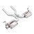 Supersprint Rear exhaust "Racing" Right - Left - 246606
