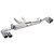 Supersprint Rear exhaust Right - Left OO100 "Gun Metal Grey" - 245836