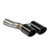 Supersprint Connecting pipe kit Left + "Gun Metal Grey" endpipe OO90 - 247376