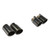 Supersprint Endpipe kit Right OO100 - Left OO100 "Gun Metal Grey" - 248656