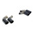 Supersprint Endpipe kit Right 100x75 - Left 100x75 "Gun Metal Grey" - 249257