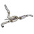 Supersprint Rear exhaust Right - Left "Racing" - 048404