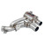 Supersprint Rear exhaust Right with valve - 393004