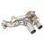 Supersprint Rear exhaust Right with valve - 393704