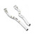 Supersprint Front pipes kit Right - Left(Replaces catalytic converter) - 393712