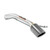 Supersprint Rear pipe Right "Gun Metal Grey" O120(Muffler delete) - 402374