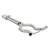 Supersprint Centre exhaust + connecting pipes Right - Left - 402303