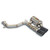 Supersprint Rear exhaust Right "Gun Metal Grey", with valve - 451527