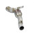 Supersprint Downpipe Left + Metallic catalytic - 393341