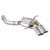 Supersprint Rear exhaust Right 100x75 with valve - 451307