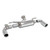 Supersprint Rear exhaust Right O100 - Left O100 with valve - 522524
