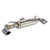 Supersprint Rear exhaust Right O100 - Left O100 with valve - 523424