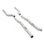 Supersprint Front pipes right - left - 525212