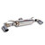 Supersprint Rear exhaust Right O100 - Left O100 with valve - 523444