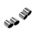 Supersprint Endpipe kit "Gun Metal Grey" - Rolled end, OO120 Right - OO120 Left - 525224