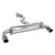 Supersprint Rear exhaust Right O100 - Left O100 with valve - 525624