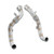 Supersprint Turbo downpipe kit Right - Left (Replaces catalytic converter)Accepts the stock "Cat.-Back" system - 525211