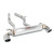 Supersprint Rear exhaust Right O120 - Left O120 with valve - 525924