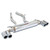 Supersprint Rear exhaust Right OO90 - Left OO90 with valve - 525826