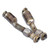 Supersprint Downpipe + metallic catalytic converter right - left - 526021