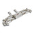 Supersprint Rear exhaust right - left with valve - 527874