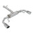 Supersprint Connecting pipe + rear exhaust Right O100 - Left O100 - 528004