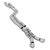 Supersprint J-Pipe Race PackageDeletes the secondary catalytics + mid resonatorsAccepts the Std - Oem muffler - 528450