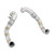 Supersprint Downpipe kit Right - Left (Replaces catalytic converter) - 529111