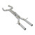 Supersprint Front pipe + mid section right left (Deletes the secondary catalytics and eliminates AFM valves) - 532513