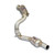 Supersprint Downpipe Left + double metallic catalytic converter - 722391