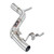 Supersprint Rear pipe Left with valve - 724454