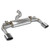 Supersprint Rear exhaust with valves right - left 145x95 "Gun Metal Grey" - 776945