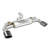 Supersprint Rear exhaust with valves right - left 145x95 "Gun Metal Grey" - 776975