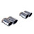 Supersprint Endpipe kit 4 exit OO90 Right + OO90 Left - 777526