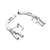 Supersprint Rear pipe kit Right - Left(Muffler delete) - 777316