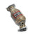 Supersprint Downpipe + Metallic catalytic converter(Left Hand Drive / Right Hand Drive) - 777321
