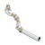 Supersprint Turbo downpipe kit(Replaces OEM catalytic) - 777611