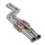 Supersprint Front exhaust "H-Pipe" with  Metallic catalytic converter Right + Left - 786032