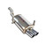 Supersprint Rear exhaust Left OO 80. - 786036