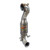 Supersprint Downpipe with Metallic catalytic converter - 807021