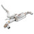 Supersprint Rear exhaust right - left with valve - 833304