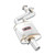 Supersprint Centre exhaust for OEM rear muffler (required modification of outlet tube) - 841823