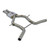 Supersprint Centre exhaust Right - Left - 844403