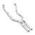 Supersprint Turbo downpipe kit + Front pipe right - left (Replaces OEM catalytic converter) - 845811
