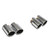 Supersprint Endpipe kit Right + Left 4 exit 100x75 - 860527