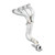 Supersprint Manifold Stainless steel for OEM catalytic converter - 871401