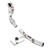 Supersprint Turbo downpipe kit + Metallic catalytic converter WRC 100 CPSI(Deletes GPF) - 918621